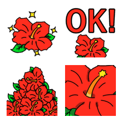 Animated hibiscus drawing