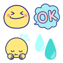 元気カラーのカラフル絵文字