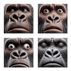 Gorilla x Emoji! Expressions only!
