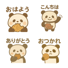 點心熊貓表情符號