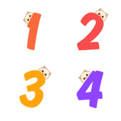 日期的數字之波斯貓冒出頭