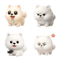 Pomeranian says hello to you