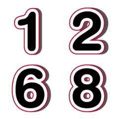 อิโมจิ ตัวเลข เงา 39