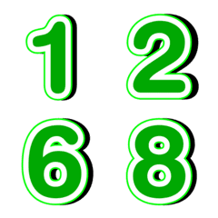 อิโมจิ ตัวเลข เงา 44