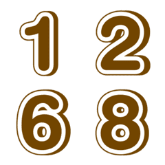 อิโมจิ ตัวเลข เงา 47