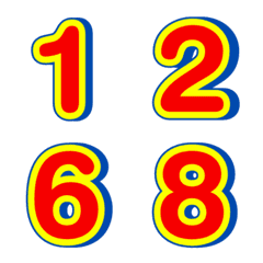 อิโมจิ ตัวเลข เงา 54