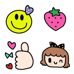 nenerin色んな絵文字セット1097可愛い