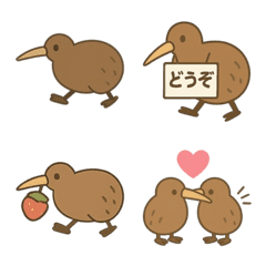 ゆるいキーウィの絵文字