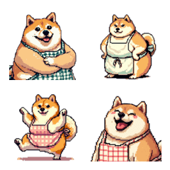 子どもに送る父母太っちょ柴犬