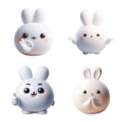 もちもちうさぎの日常フレーズ