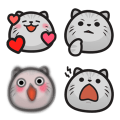 軟爛胖灰貓小八 表情貼第4彈：怎麼出不完