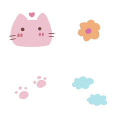 pink cat feeling