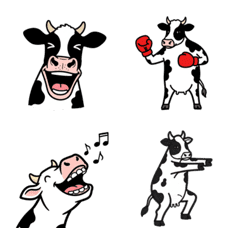 シュールな牛の絵文字2