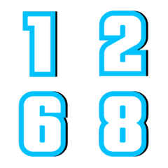 อิโมจิ ตัวเลข เงา 59