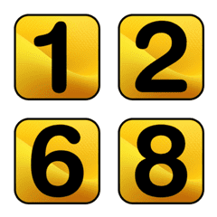 Emoji numbers Box 20