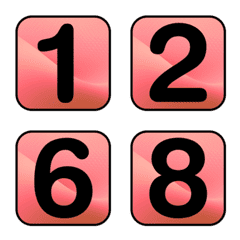 Emoji numbers Box 21