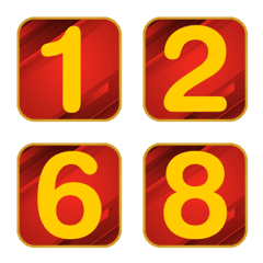 Emoji numbers Box 22