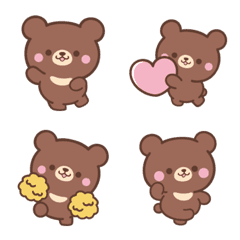 まんまる茶クマさんの絵文字１