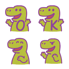 ティラノサウルス+26英語（紫）