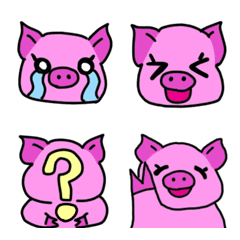 ぶたのミルフィーユちゃん　絵文字