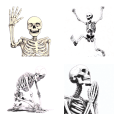 Moving skeleton Emoji