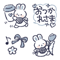挨拶うさぎさん♡〜淡色Blue〜