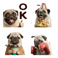 Animated Pug Emoji