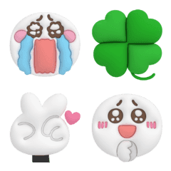 Plump 3D three-dimensional emoji 2