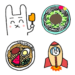 rabbit summer stamp