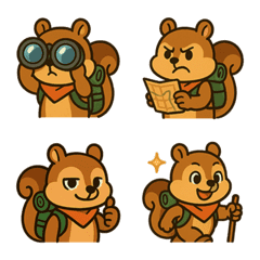 冒険好きなリス