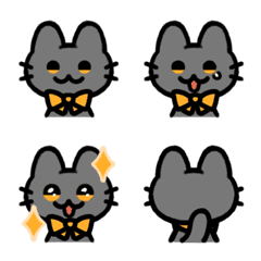 ネコでリアクション/クロ