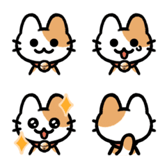 ネコでリアクション/ミケ