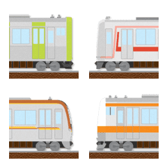つなげて遊べる 電車 絵文字〔首都圏近郊〕