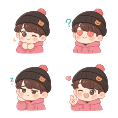 อิโมจิน่ารัก emoji cuteboy