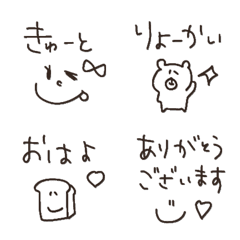 everyday easy to use cute lovely emoji