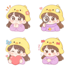 อิโมจิน่ารัก ผู้หญิง : น้องฟลัฟฟีมายด์