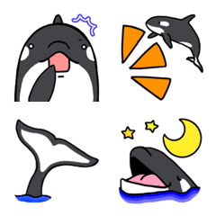毎日使える可愛いシャチ絵文字
