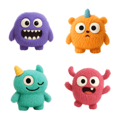 Fluffy and Cute Monsters Vol.3