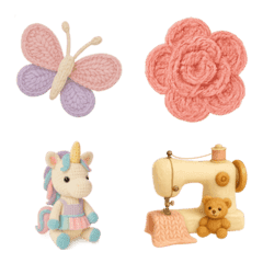 Fairy-tale-like yarn Emoji.