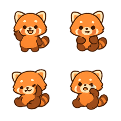 แพนด้าแดงอารมณ์ดีประ