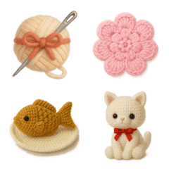 I love Knit emoji