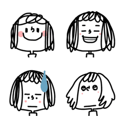 ボブヘアの女の子6