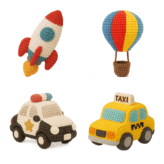 Various vehicles emoji.