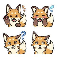 うごくきつねの絵文字