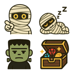 Mummy & Friends! Cute Spooky Monsters