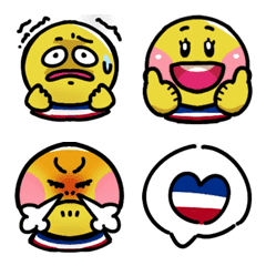 Emoji for Tricolor supporters4 faces