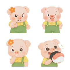 かわいい農場の子ブタちゃん