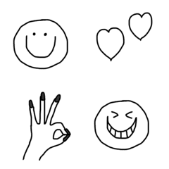 Monochrome emoji..2