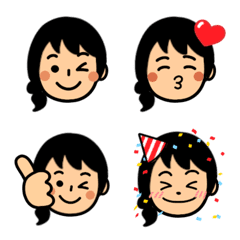 My emoji Side Hair
