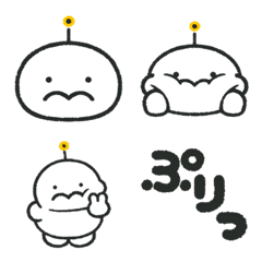 ぷりぷりうちゅうじん絵文字１